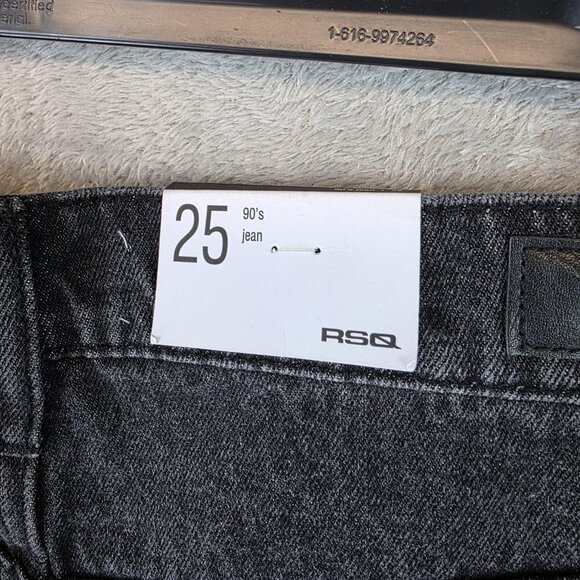 RSQ 90s Jeans Womens 25 Distressed Ripped High Rise Tillys Vintage Denim Y2K - Picture 10 of 13